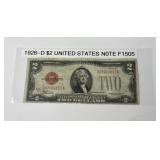 1928-D $2 United States Note