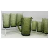 Vintage Anchor Hocking Sorreno Pitcher and Glasses