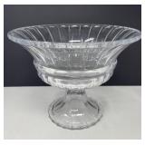 Large Crystal Footed Bowl