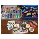 Die Cast Car Collection with Assorted Patches