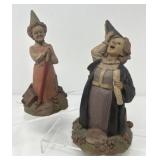 Two Tom Clark Vintage Gnomes