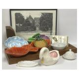 Wood Wall Shelf, Spoon Rests, Knick-Knacks