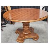 Large Round Pedestal Dining Table