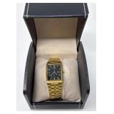 Running Seiko 7N33-5AO9 Tank Style Quartz Watch