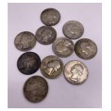 1941-1964 Quarters, 90% Silver