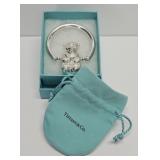 Tiffany & Co Sterling Bear Baby Rattle