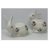 Elpa Alcobaca Ceramic Bunny Figures