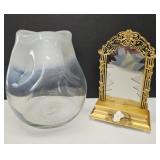 Art Glass Vase and Phantom of the Opera Music Box