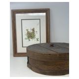 Sallie Middleton Bunny Picture, Vintage Cheese Box