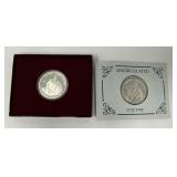 1982 90% Silver Proof + UNC Washington Halves