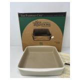 New Pampered Chef Square Baker Dish
