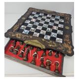 Early 20th Century Hand Carved Chess Set