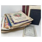 Vintage Sheet Music and Music Books