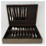 Service for 8, Oneida/Rogers Lilac Time Flatware