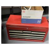 Metal Tool Box, Contents and Box of Tools