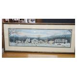 Framed Norman Rockwell Stockbridge Print
