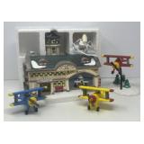 Snow Village Airport and Planes
