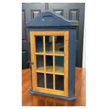 Hanging Corner Curio Cabinet