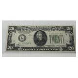 1934-A $20 Federal Reserve Note