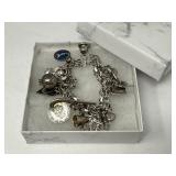 Sterling Charm Bracelet