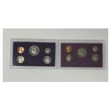 1987 and 1988 Proof Sets
