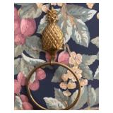 Brass Pineapple Towel Ring