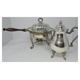 SP Poole Chafing Dish and Sheridan Coffee Pot