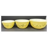 Pyrex Shenandoah Mixing Bowls