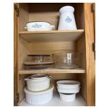 French White and Assorted Pyres and Corning Ware