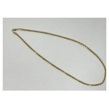 14K Gold Rope Chain Necklace