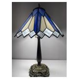 Art Deco Style Stained Glass Lamp B