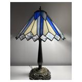 Art Deco Style Stained Gas Lamp A