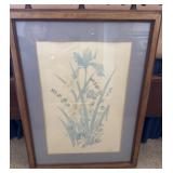 Signed Botanical Watercolor Print