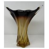 Murano Style Art Glass Vase