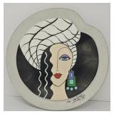 Signed and Numbered Hand Painted Art Plate