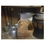 Collection of Baskets Planting Containers and more