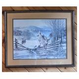 Framed Deer Print