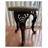 Stool With Cast Iron Base