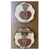 Mom and Dad Decorative Plates