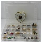 Jewelry Sorting Tray with Contents