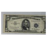 1953-B $5 Silver Certificate