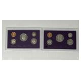 1991 and 1992 Proof Sets