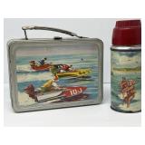 Vintage Lunch Box with Thermos