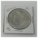 BU 1883-CC Morgan Dollar