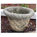 Concrete Flower Basket