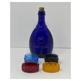 Wheaton Bottle, Four Salt Cellars