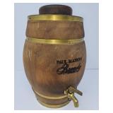 Glass Lined Wooden Brandy Dispenser