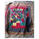 Handmade Quilt with Velour Blanket