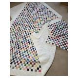 Handmade Quilt Postage Stamp Pattern and