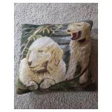 Needlepoint Pillow Labrador